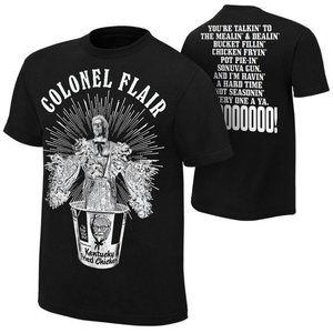 WWE Ric Flair Colonel Flair KFC T Shirt Mens size Small